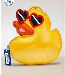 Bath & Body Works BILLIE THE DUCK Reusable Tote Charm Coin Purse Collapsible