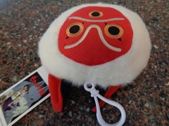 Princess Mononoke San Mask Reusable Shopping Tote Bag In Plush Ghibli Bandai New