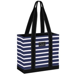 Mini Deano Small Lightweight Open Top Utility Tote For Women Zipper Pocket