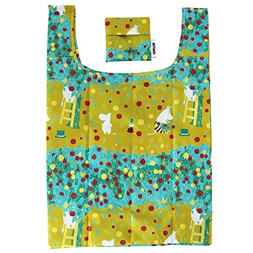Marushin Moomin Omenapoo Eco Bag Approx. H63.5 x W40 x D20cm (Stored: 12 x 12cm)