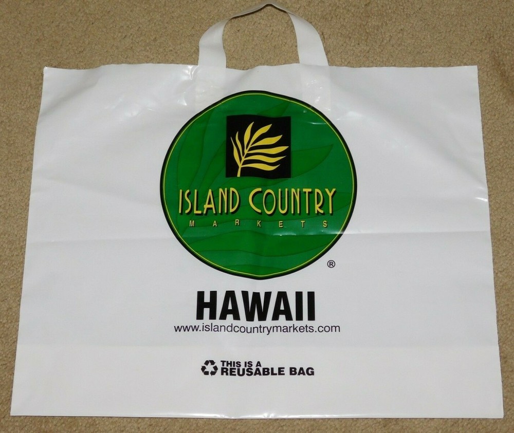 REUSABLE HAWAII ISLAND COUNTRY MARKETS GROCERY / SHOPPING BAG (New)