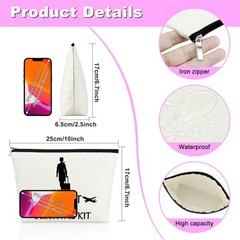 Mxrymvu Flight Attendant Gifts for Women Makeup Bag