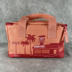 Trader Joe’s Insulated lunchbox bag- Salmon Orange Pink Pasadena, CA August 1967