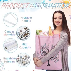 12 Pcs Music Gifts Tote Bag for Women Musical Theater Gifts Reusable Grocery …