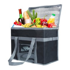 Cooler Bag Large Foldable Reusable Thermal Tote Camping Food Delivery Shopping