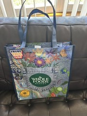 NEW Whole Foods DENIM Market Reusable Tote Bag Denim