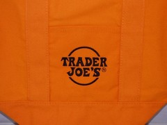 Trader Joe’s – Mini Canvas Tote Bag – Orange – Halloween 2025 – Limited Edition