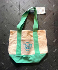 Trader Joe’s Purple Canvas Tote Bag Medium 20x6x14 in Reusable Shopping