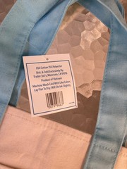 Trader Joe’s 2026 Spring Mini Pastel Blue Canvas Tote Bag
