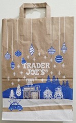 Trader Joe’s Holiday 2024 Paper Grocery Bags ~ Set of 15 Gently USED
