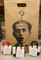 Trader Joe’s 2025 “Mystery Packs” 3 Bags and 3 Mini Micro Canvas Tote Bags.