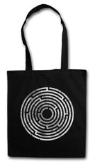 CIRCLE MAZE SHOPPER SHOPPING BAG Hypnose Maze Mystic Labyrinth
