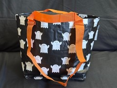 IKEA Kustfyr Halloween Bag Reusable Ghosts 505.996.33 Trick or Treat NEW 2025
