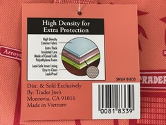 Trader Joe’s Mini Insulated Bag Teal & Peach Tote Set NWT