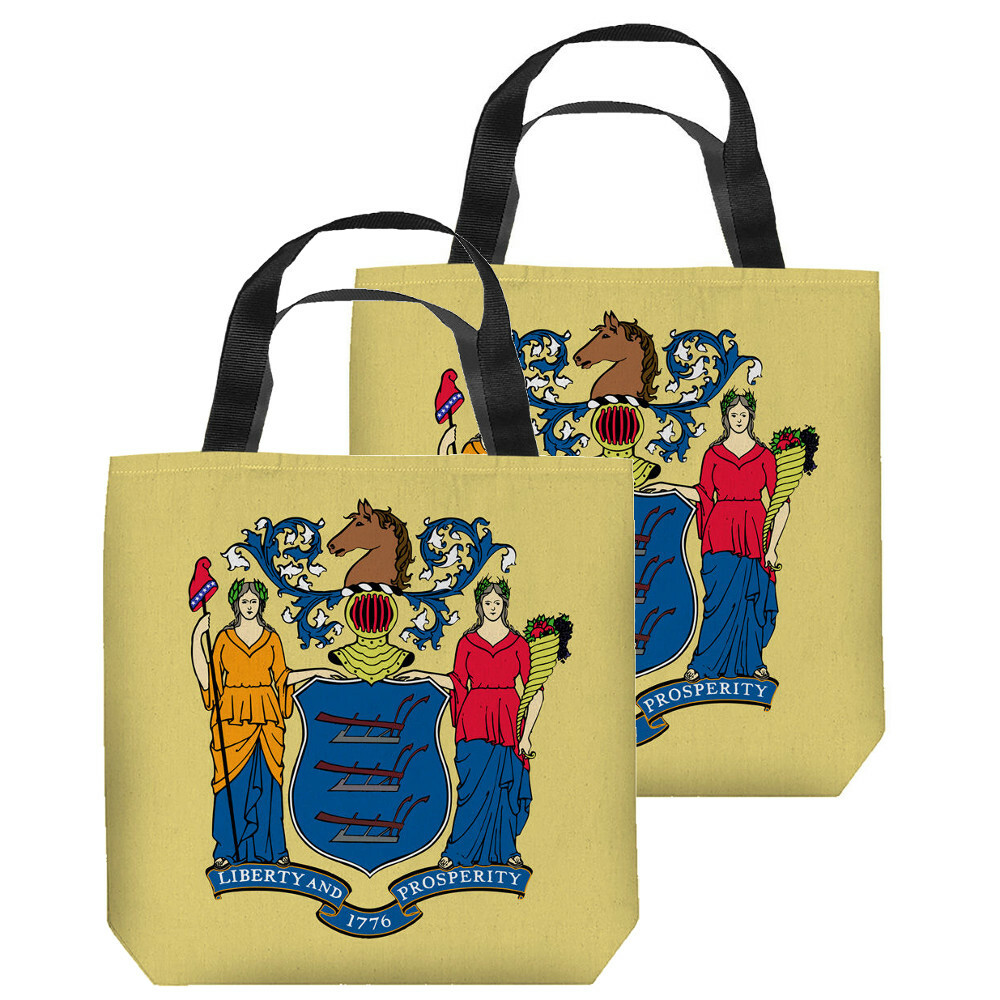 New Jersey Flag Tote Bag – 3 Sizes