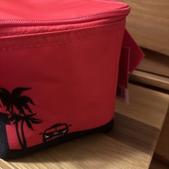 TRADER JOE’S MINI INSULATED TOTE LUNCH BAG RED NEW