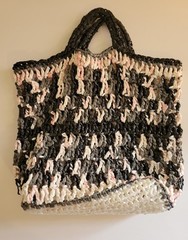 Shopping Bag Made Of Repurposed Disposable Plastic Bags Nice!
