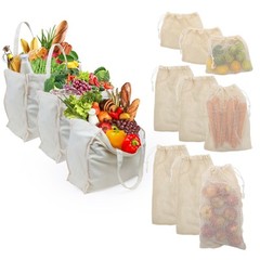 Wholesale Lot: 1,780+ Cotton Tote & Produce Bag Sets – Priced to Liquidate!
