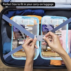 Tbestmax 10 Pcs Clear Cosmetic Bags Small Makeup Middle, Medium – 5 Colors