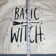 Basic Witch 100% Cotton Handcrafted In India Reusable Shopping Bag