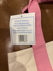 Trader Joe’s Mini tote bag in pink – NWT