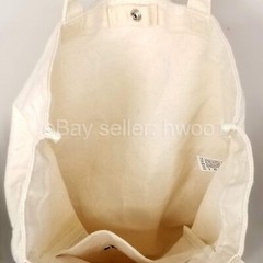 Kaws x Uniqlo Companion Reusable Canvas Tote Grocery Bag, Newly Cleaned