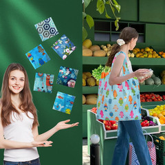 6 Pack Reusable Grocery Bags Heavy Duty with Handles, Reusable Shopping Bags for