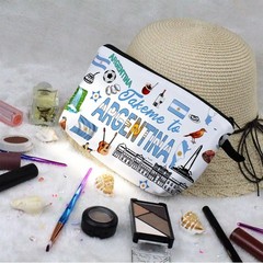 Livel lhood Take Me To Argentina Makeup Bag Cute Small Organizer hzz17108