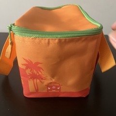 Trader Joe’s Mini Insulated Bag Orange Green Zipper, Summer 2026 Release NWT