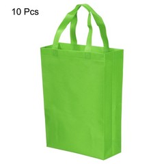 36x25cm Reusable Gift Bags 10pcs Vertical Shopping Bag Green