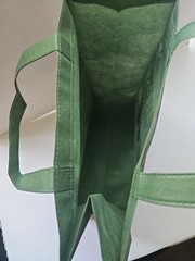 Home Of The FREE Reusable Shopping Tote Bag Size 6×14.5×14.5″ Green Multicolor