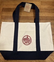 Trader Joes Reusable Canvas Eco Tote Bag Heavy Duty Grocery Bag New