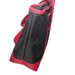 Trader Joes Insulated Reusable Cooler Shopping Grocery Bag 7 Gallon Zipper Red