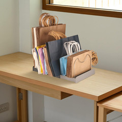 Adjustable Shopping Bag Organizer – Great for Storing Folded Cloth, Paper, Lunch