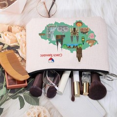 MEIKIUP Czech Republic Travel Gift Symbols bag
