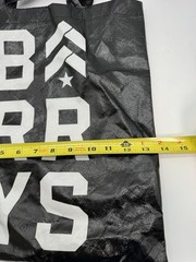 Barry’s Bootcamp Reusable Tote Bag Black White Gym Shopping Beach Travel