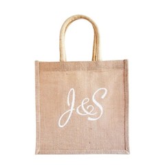 Eco-Friendly and Custom Handcrafted Jute Tote Bag Indian Shopping Carry Bag