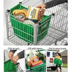 2X Reusable Shopping Bag Grocery Tote Laundry Bags Eco Friendly Foldable Large