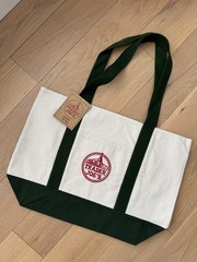 Trader Joe’s Bag Canvas Reusable Heavy Cotton Basic Style Shopping Navy Large