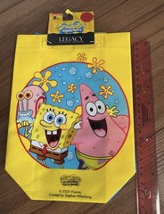 Legacy SpongeBob SquarePants Cartoon Reusable Shopping Bag 2-Pack 12x9x4″