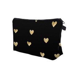 Deanfun Makeup Case Small, Cosmetic Zipper Bag Waterproof for Heart D2-51356