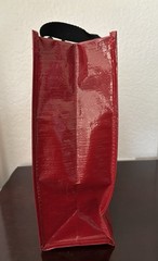 2007 Patty Reed Just Bag It Insta Totes Reusable Red & Black Dotted Hearts
