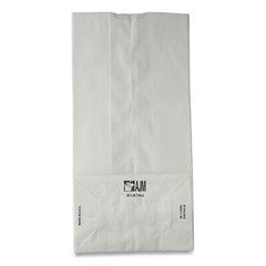 Grocery Bag Paper #2 General 25lb White Standard 2-7/16 X 4-5/16 X 7-7/8 In, 500
