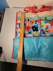 Floral Oversized Reusable Shopping Tote Bag 18×18