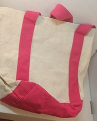 T-Mobile Tuesday Mini Canvas Tote with Pink Straps NEW -Free Shipping w/Trackin!
