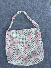 Free People Boho Hippie Lightweight Fabric Useable Shopping Tote Bag L