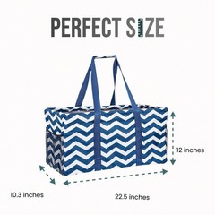 Extra Large Utility Tote Bag, Oversized Collapsible Reusable Wire Frame Recta…
