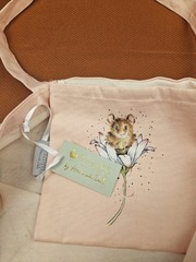 Wrendale Designs ‘Oops A Daisy’ Mouse Foldable Shopping Bag