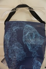 Large Blue Waterproof Utility Gear Bucket Beach Tote Farmers Market Bag