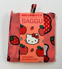 BAGGU Hello Kitty Apple Standard Reusable Shopping Bag NEW